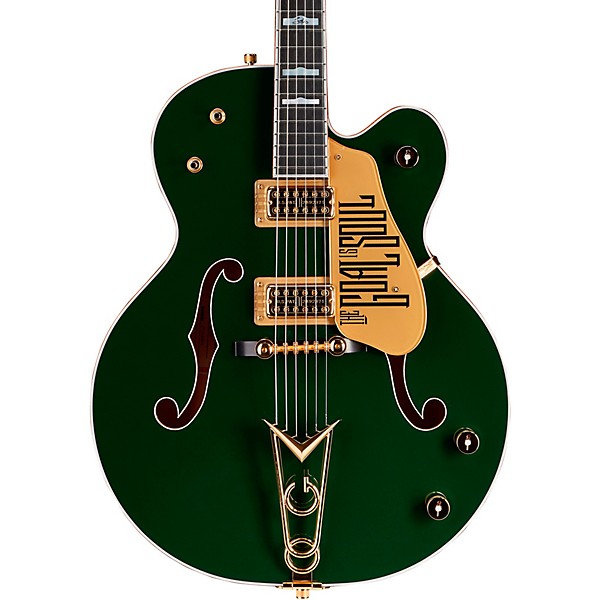 Gretsch Guitars G6136I Irish Falcon Bono Signature Electric Guitar Evergreen with Gold Sparkle