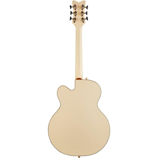 Open Box Gretsch Guitars G6136T-LTV White Falcon Lacquer Finish TV Jones Pickups Level 1 White