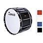 Dynasty Marching Bass Drum 26" White 26x14" thumbnail