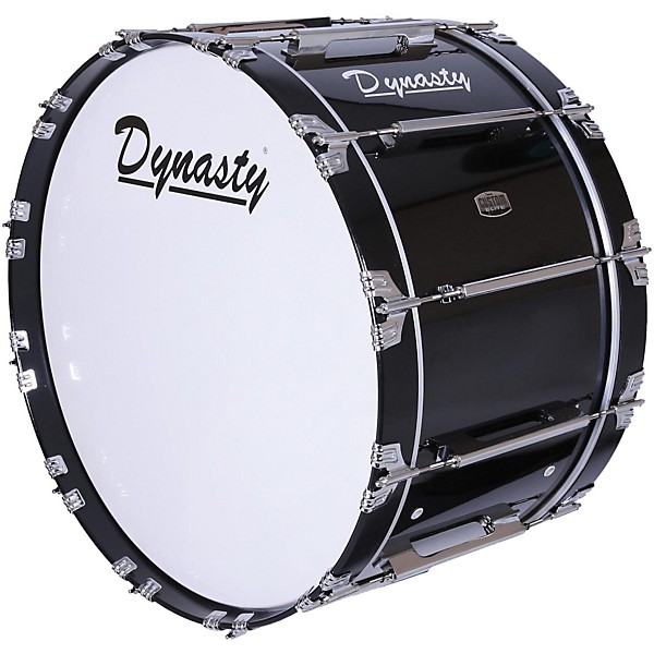 Dynasty Marching Bass Drum 26" Black 26x14"