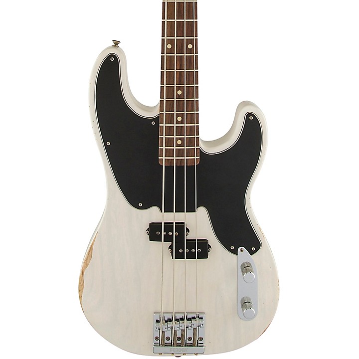 Fender Mike Dirnt Road Worn Precision Bass White Blonde Rosewood