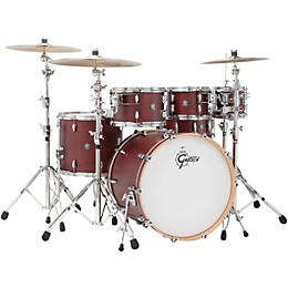 Open Box Gretsch Drums Marquee 4-Piece Shell Pack with FREE 8 " Tom Level 1 Satin Dark Cherry 22" Bass Drum