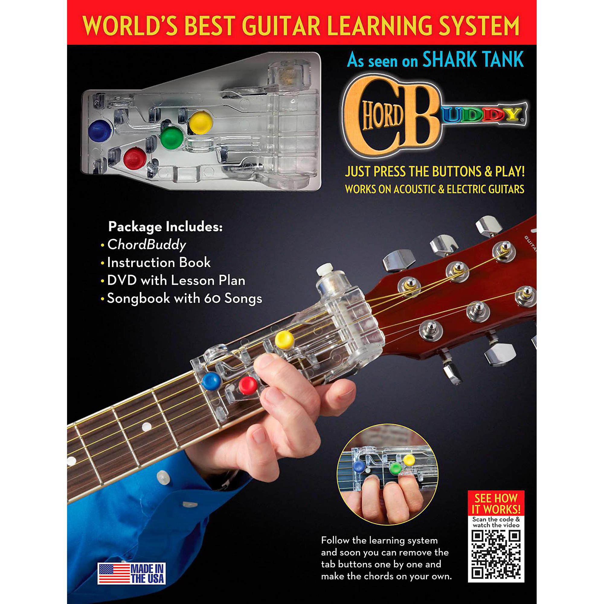 1 Pcs Guitar Chord Learning System Device Just Press the Buttons & Play Teaching Practice Aid Chord Lesson Tool Guitar Learning System 