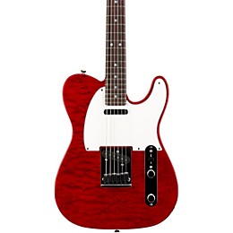 Fender Custom Shop Custom Deluxe Telecaster Electric Guitar with Rosewood Fingerboard Candy Apple Red Rosewood