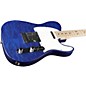 Fender Custom Shop Custom Deluxe Telecaster Electric Guitar with Maple Fingerboard Transparent Cobalt Blue Maple