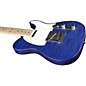 Fender Custom Shop Custom Deluxe Telecaster Electric Guitar with Maple Fingerboard Transparent Cobalt Blue Maple