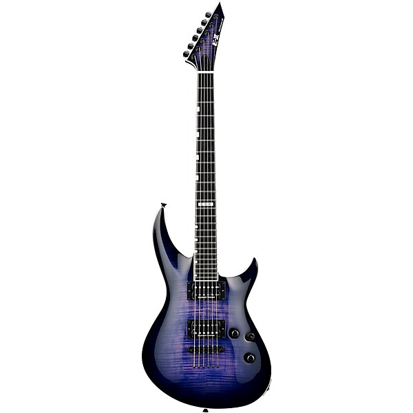 ESP E-II Horizon-III Flame Maple Electric Guitar Reindeer Blue | Guitar ...