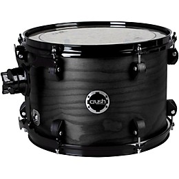 Crush Drums & Percussion Chameleon Ash Tom Satin Transparent Black 10x7
