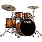 Crush Drums & Percussion Chameleon Ash 5-Piece Shell Pack with 20" Bass Satin Transparent Orange Lacquer thumbnail