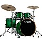 Crush Drums & Percussion Chameleon Ash 5-Piece Shell Pack with 20" Bass Satin Transparent Green Lacquer thumbnail
