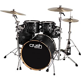 Crush Drums & Percussion Chameleon Ash 5-Piece Shell Pack with 20" Bass Satin Transparent Black