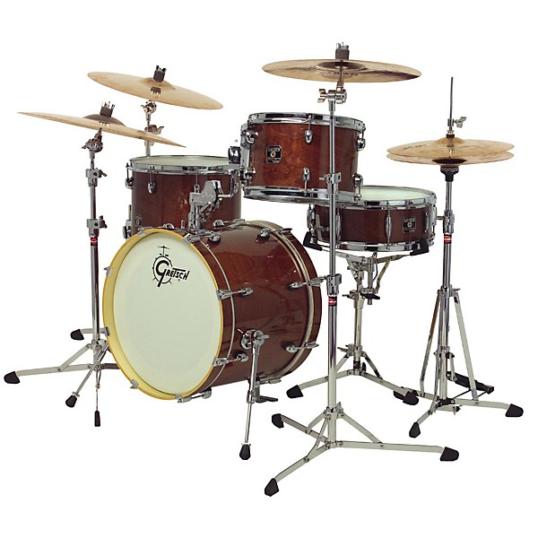 Gretsch Drums Catalina Club Jazz 4-Piece with 18" Bass Drum Gloss Walnut