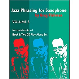 Jamey Aebersold Jazz Phrasing For Saxophone Vol.3 Book and CDs
