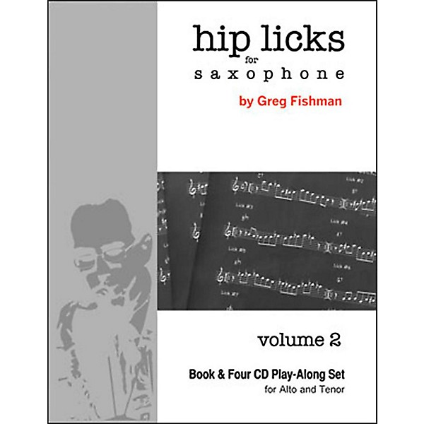 Jamey Aebersold Hip Licks For Sax Vol. 2 Book and CDs