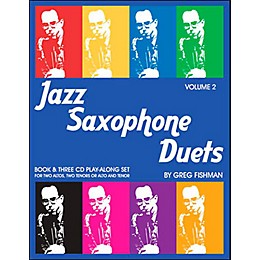 Jamey Aebersold Jazz Saxophone Duets Vol. 2 Book and CDs