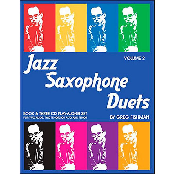 Jamey Aebersold Jazz Saxophone Duets Vol. 2 Book and CDs
