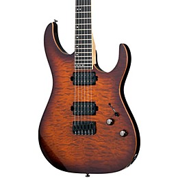 Schecter Guitar Research Banshee with Floyd Rose Passive Electric Guitar Faded Vintage Sunburst