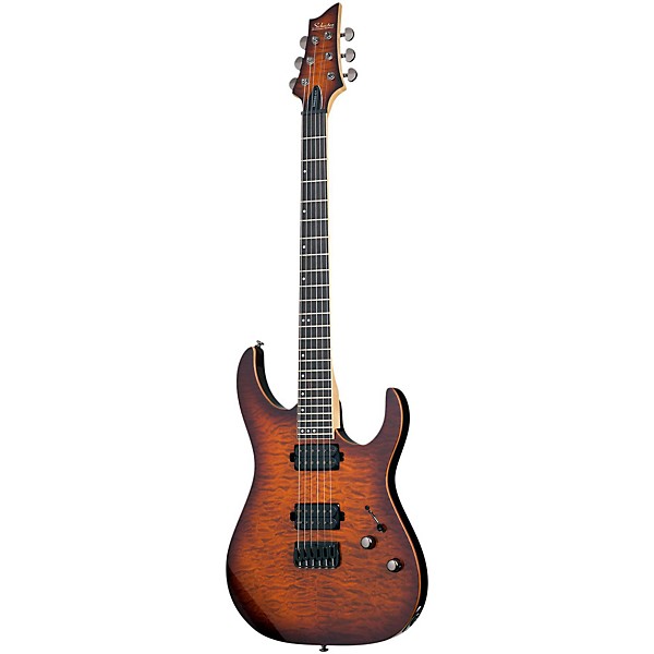 Schecter Guitar Research Banshee with Floyd Rose Passive Electric Guitar Faded Vintage Sunburst