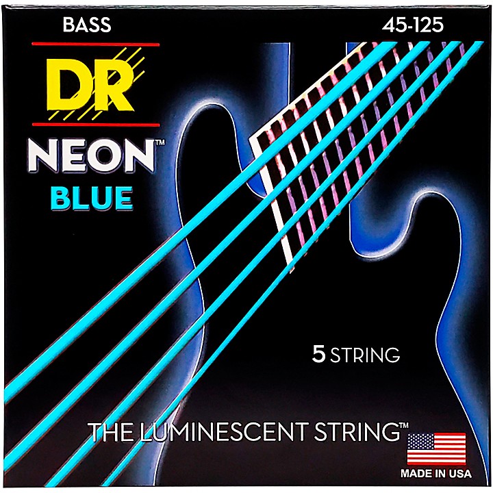 洋楽 Breathless   Behind the Light DR Hi-Def Neon Yellow K3 Coated Electric Bass Strings NYB5