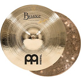 MEINL Byzance Brilliant Serpents Hi-Hat Cymbals 14 in.