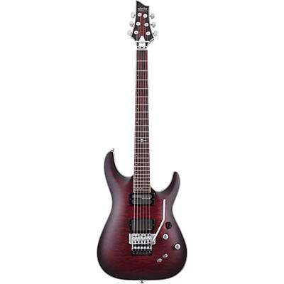 Schecter Guitar Research C-1 Platinum Fr-Sustainiac Electric Guitar Satin Crimson Red Burst for sale