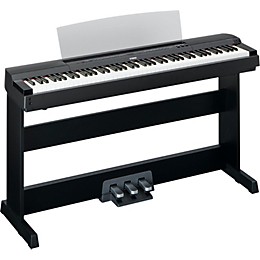 Open Box Yamaha P-255 88-Key Digital Piano Level 2 Black 190839076427