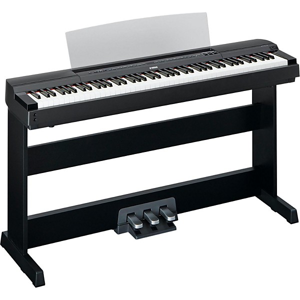 Open Box Yamaha P-255 88-Key Digital Piano Level 2 Black 190839076427