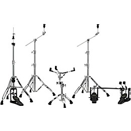 Open Box Mapex Armory Series HP8005-DP 5-Piece Hardware Pack with Double Pedal Level 1 Chrome