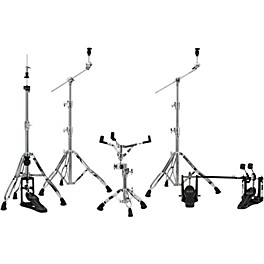 Mapex Armory Series HP8005-DP 5-Piece Hardwar... Mapex Armory Series HP8005-DP 5-Piece Hardware Pack With Double Pedal Chrome