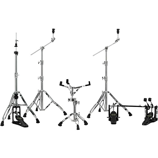Open Box Mapex Armory Series HP8005-DP 5-Piece Hardware Pack with Double Pedal Level 1 Chrome
