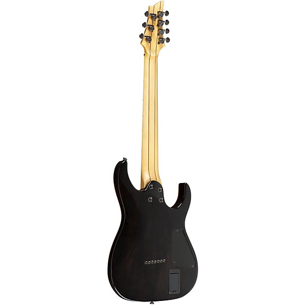 Schecter Guitar Research Banshee-7 7-String Active Left Handed Electric Guitar Transparent Black Burst