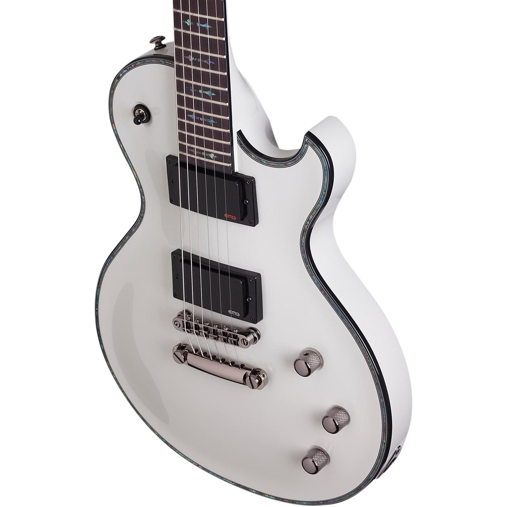 Schecter ホワイトエレキギター Open Box Schecter Guitar Research Hellraiser Solo-II Electric