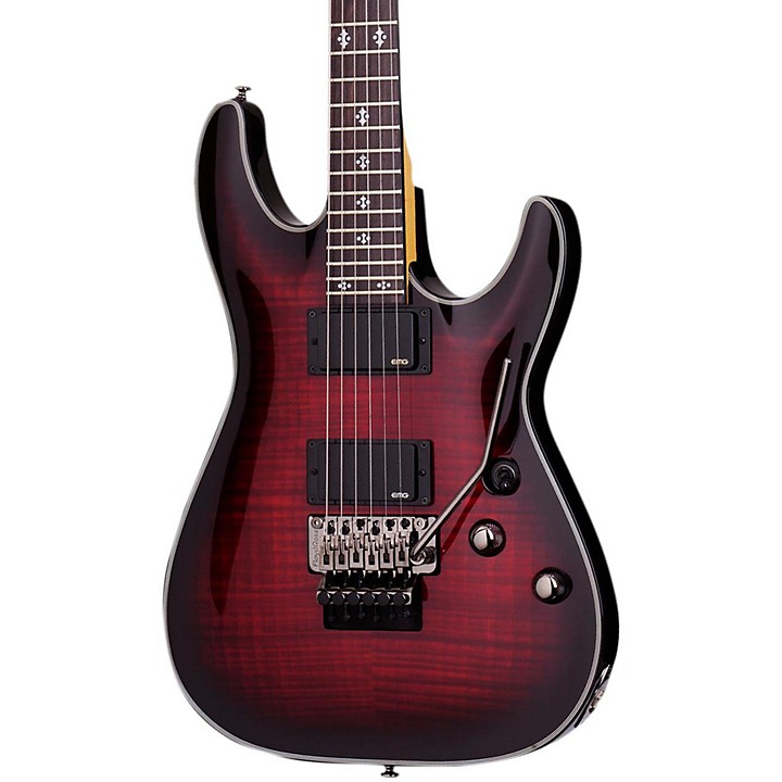 Schecter Damien Elite-7 - Metallic Black | Sweetwater