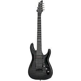 Open Box Schecter Guitar Research Hellraiser Hybrid C-7 7 String Electric Guitar Level 2 Transparent Black Burst 190839767691