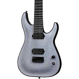 Open Box Schecter Guitar Research Keith Merrow KM-7 7 String Electric Guitar Level 2 Satin Transparent White 190839083678