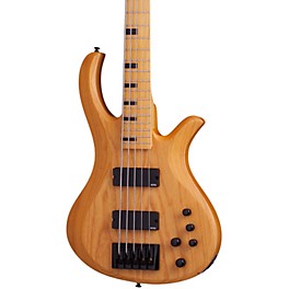 Schecter Guitar Research Riot-5 Session 5-String Electric Bass Guitar Satin Aged Natural