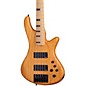 Open Box Schecter Guitar Research Stiletto-5 Session 5 String Electric Bass Guitar Level 1 Satin Aged Natural thumbnail