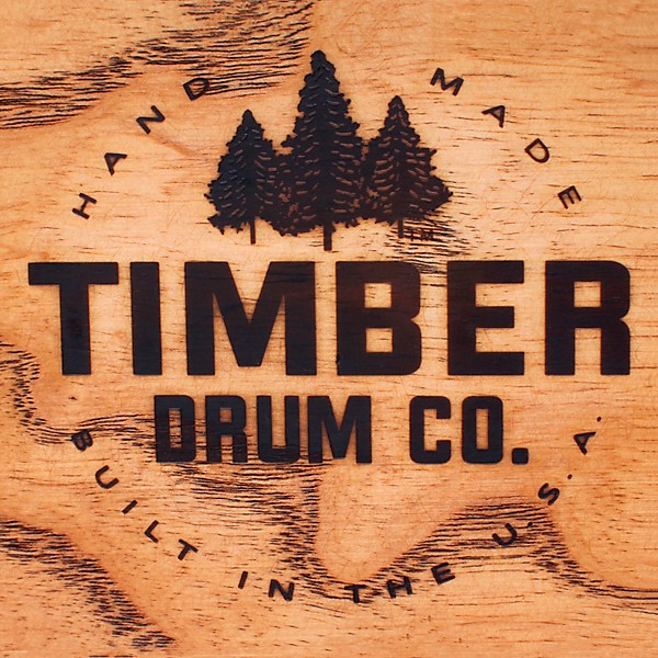 Timber Drum Company Slit Tongue Log Drum with Mallets