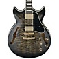 Open Box Ibanez AM93 Artcore Expressionist Series Semi-Hollowbody Electric Guitar Level 2 Transparent Black Sunburst 888366032640 thumbnail