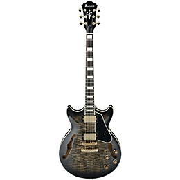 Open Box Ibanez AM93 Artcore Expressionist Series Semi-Hollowbody Electric Guitar Level 2 Transparent Black Sunburst 888366032640
