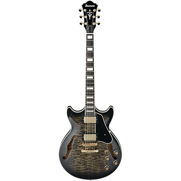 Open Box Ibanez AM93 Artcore Expressionist Series Semi-Hollowbody Electric Guitar Level 2 Transparent Black Sunburst 88836...
