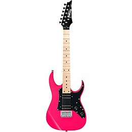 Open Box Ibanez miKro GRGM21M Electric Guitar Vivid Pink