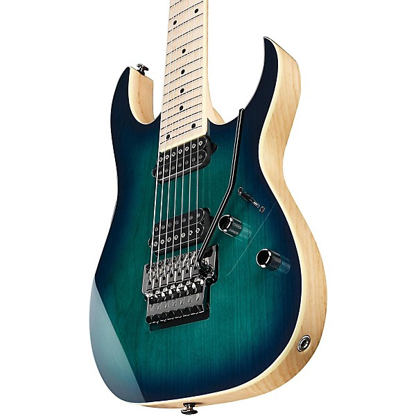 Open Box Ibanez RG752 Prestige RG Series 7 String Electric Guitar Level 2 Green Burst 190839396303