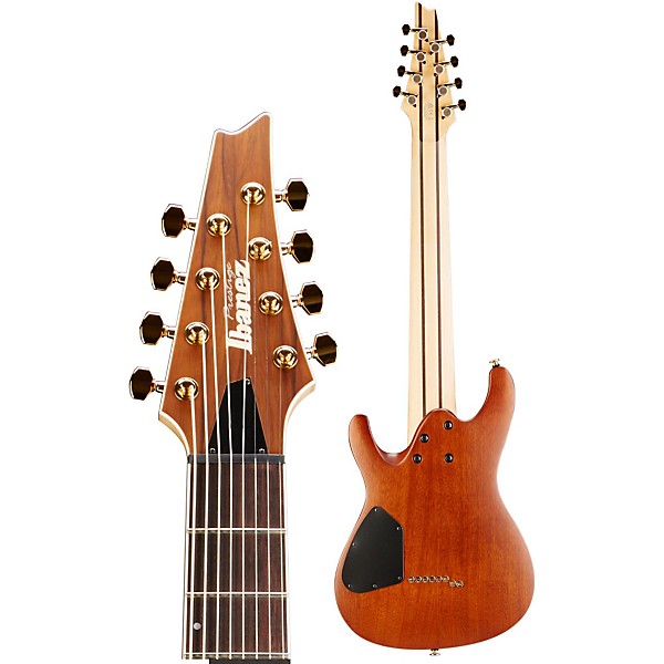 Ibanez S5528LW Prestige S Series 8 String Electric Guitar Hazelnut Ale Brown