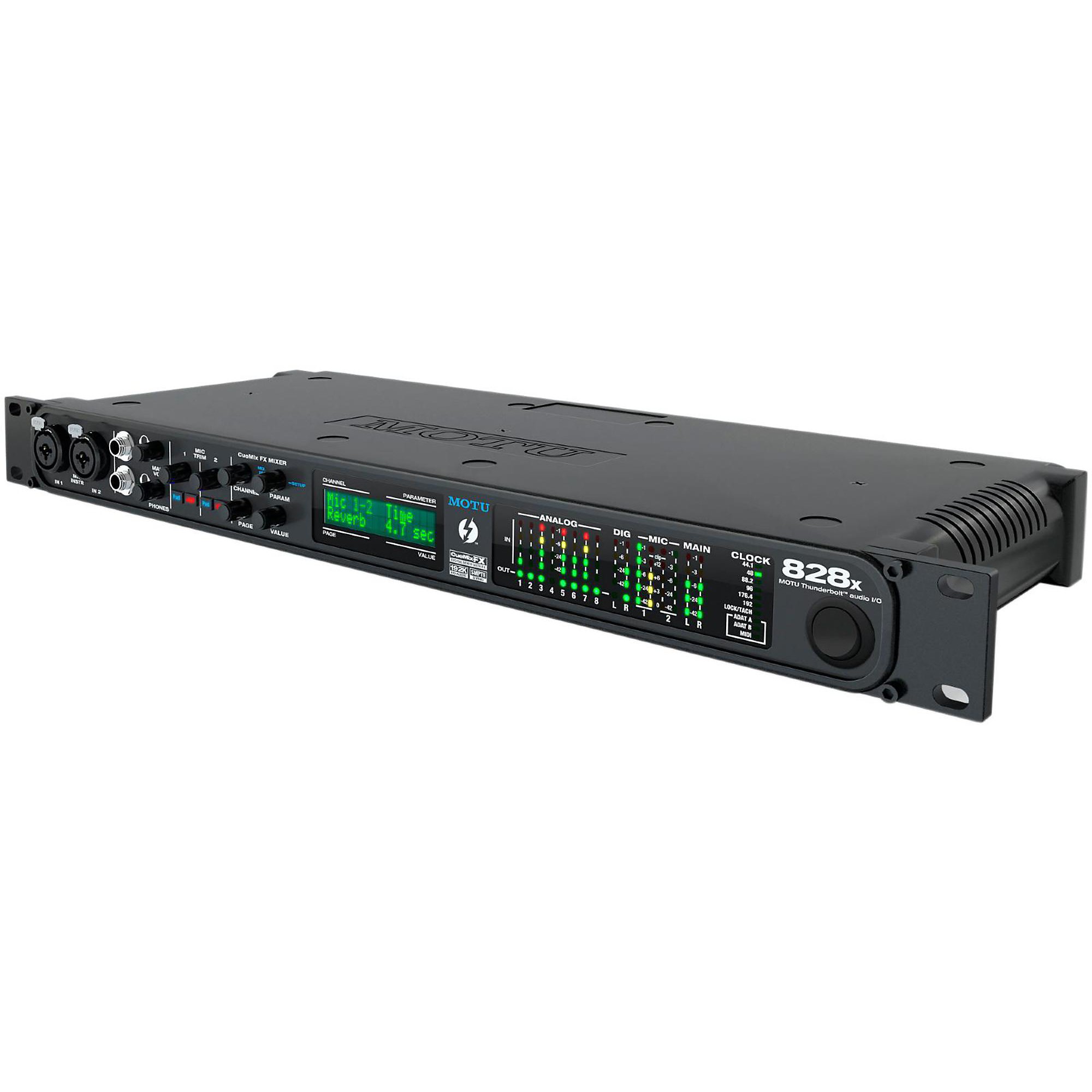 Open Box MOTU 828x Thunderbolt Audio Interface | Guitar Center