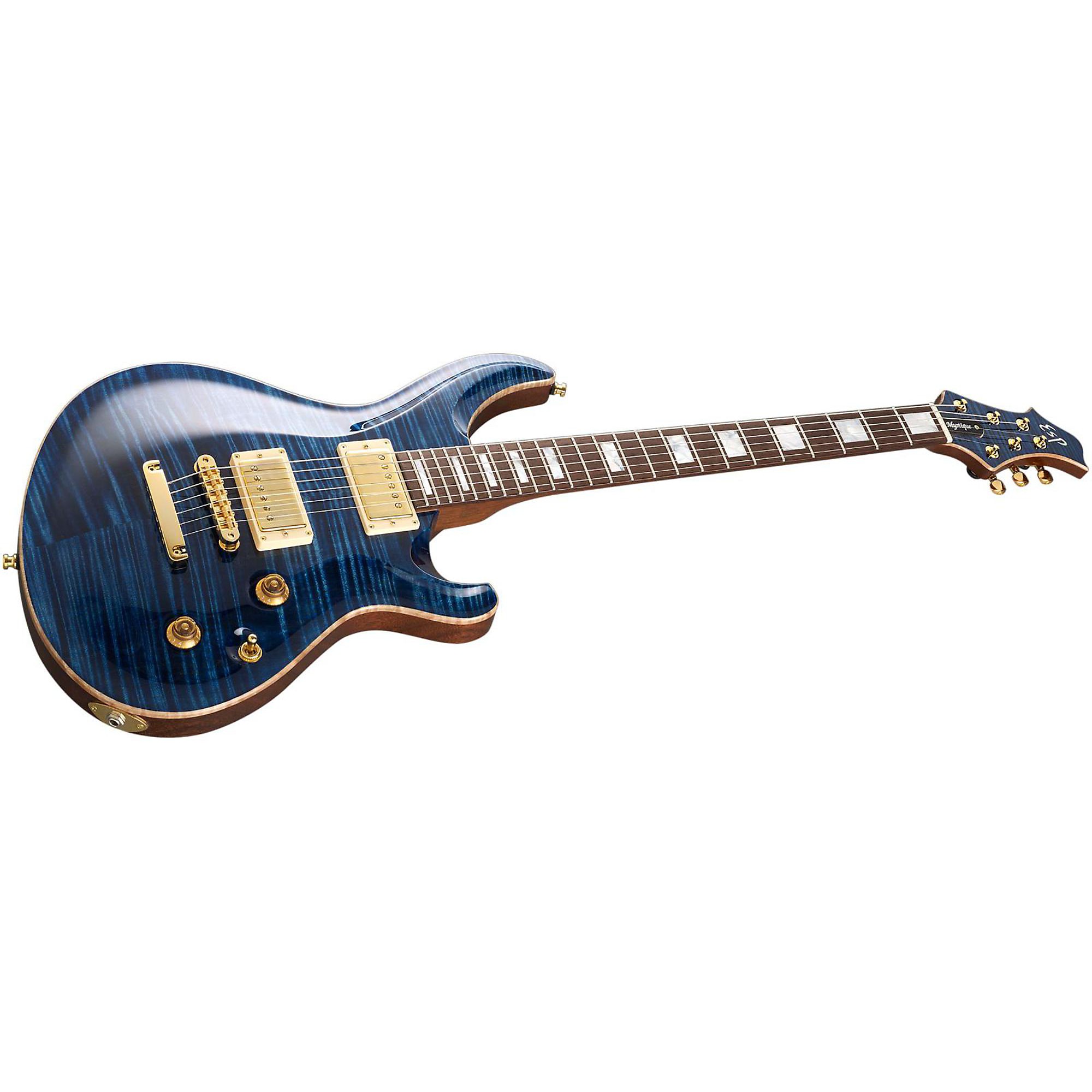 Platinum ESP Original Mystique CTM Electric Guitar Marine Blue