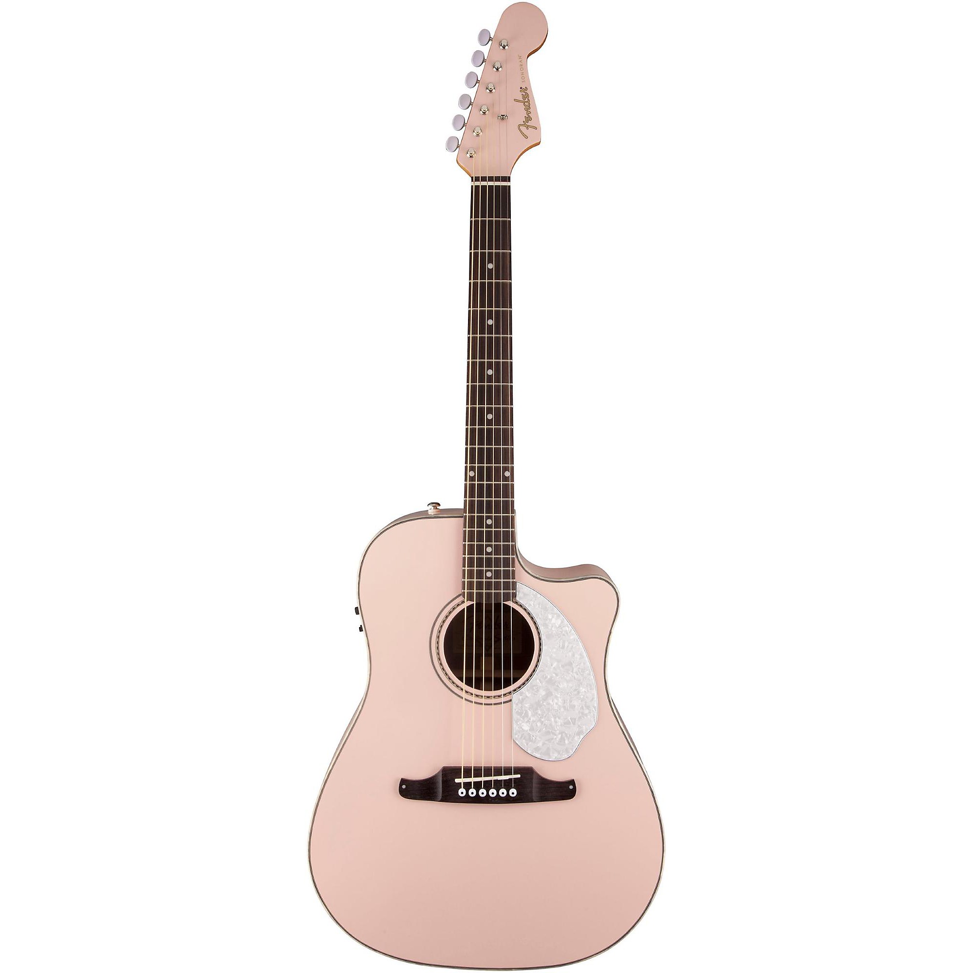 FENDER Fender フェンダー California Series エレキ アコースティック ギター エレアコ Sonoran SCE Shell Pink ソフトケース付き