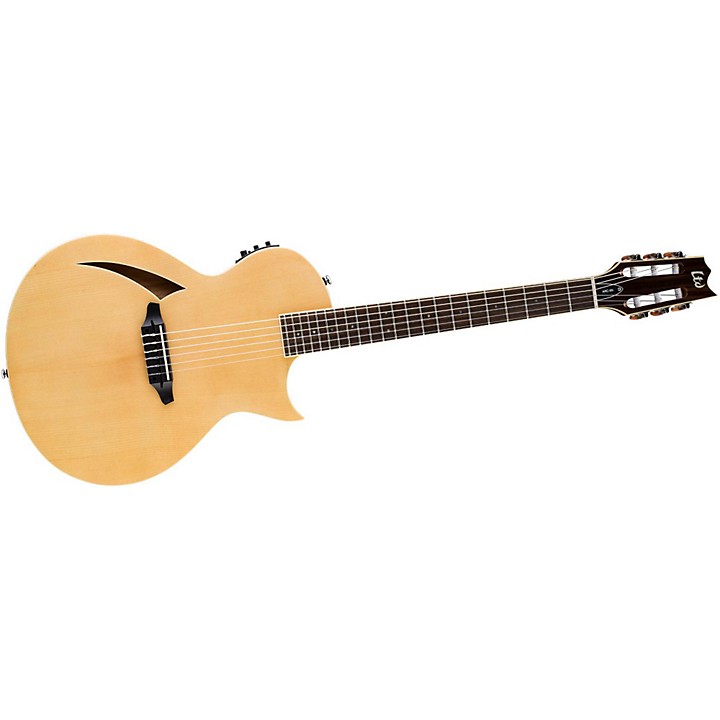 ESP LTD ARC-6 Nylon String Acoustic-Electric Guitar Natural