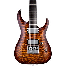 ESP LTD KS-7 Ken Susi 7 String Electric Guitar Dark Brown Sunburst