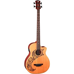 Luna Tattoo Cedar Acoustic-Electric Bass